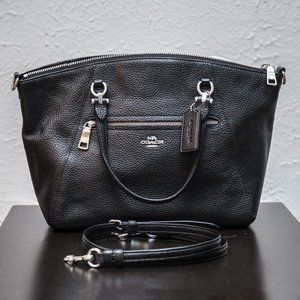 Coach Satchel Prairie in Black- NWOT